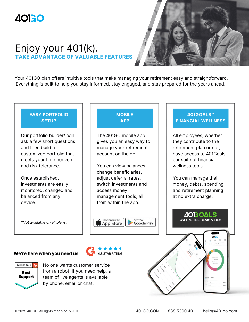 Employee experience flyer