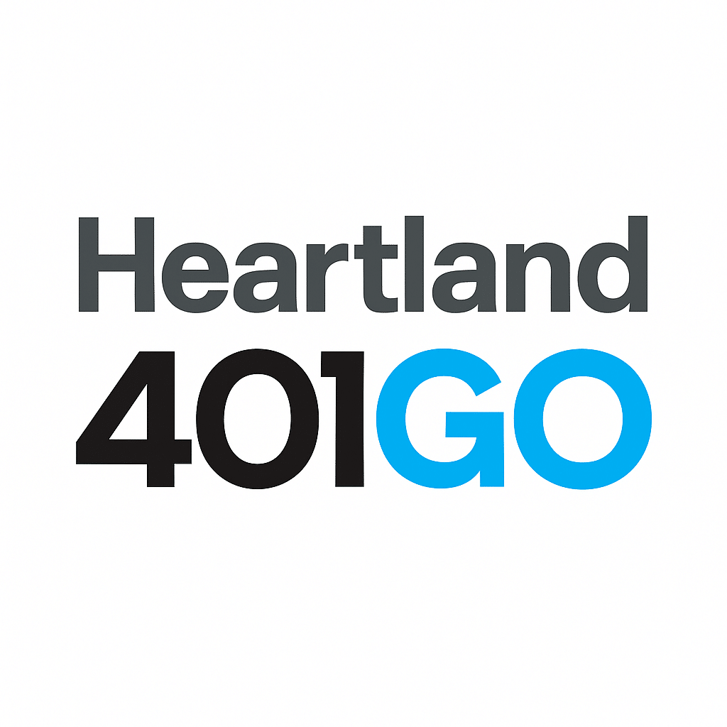 Heartland and 401GO logos